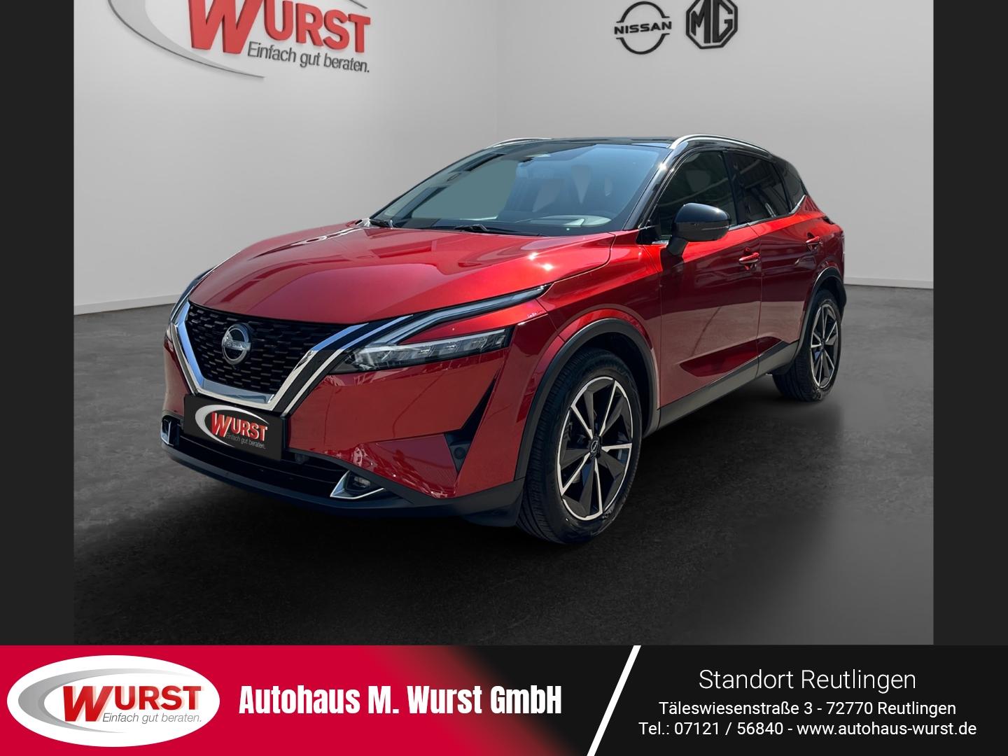 Nissan Qashqai Tekna AVM CarPlay ThermaClear LED Panora