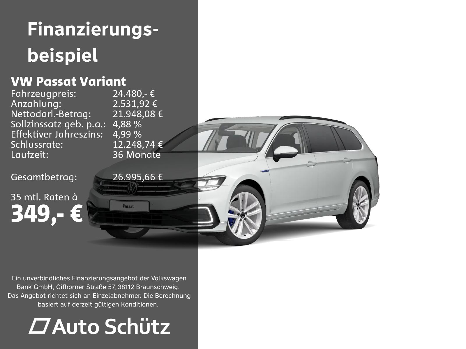 Volkswagen Passat Variant 1.4 TSI GTE+DSG+NAVI+AHK+LED+SHZ+