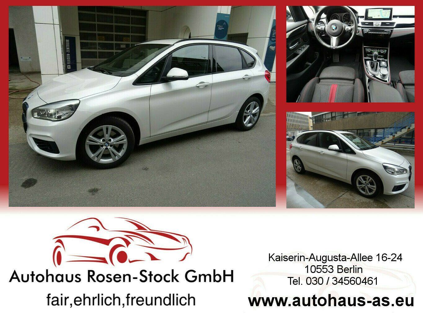BMW 220 Active Tourer D xDrive Sportline Autom.,AHK,