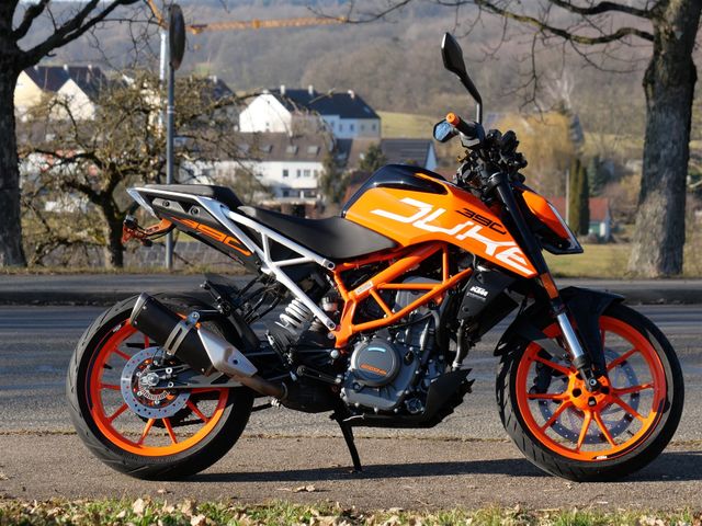 KTM 390 Duke Kennzeichenhalter