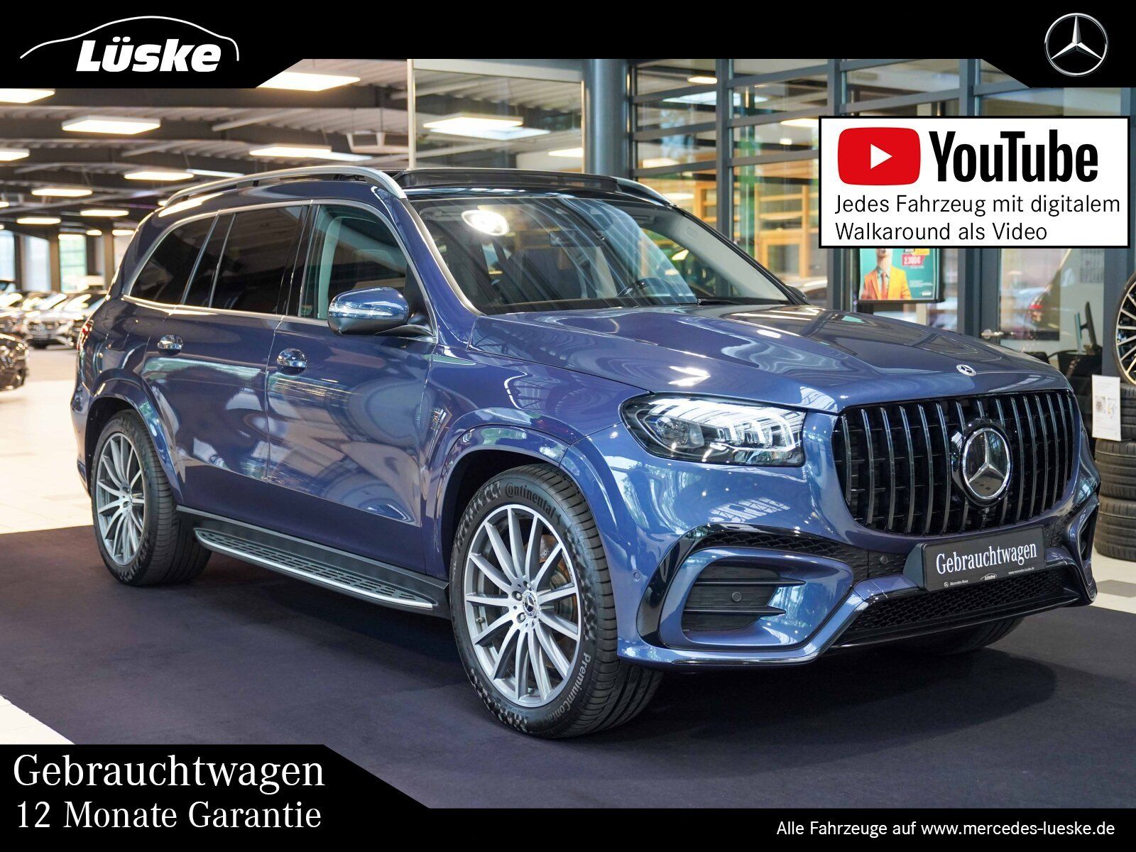 MERCEDES-BENZ GLS 450 d 4M AMG Line 63 AMG Umbau AHK Pano 360°
