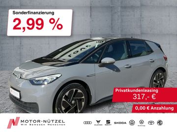 Volkswagen Leasingangebot: Volkswagen ID.3 110kw Pure Performance LED+NAVI+DAB+18Z.ALU