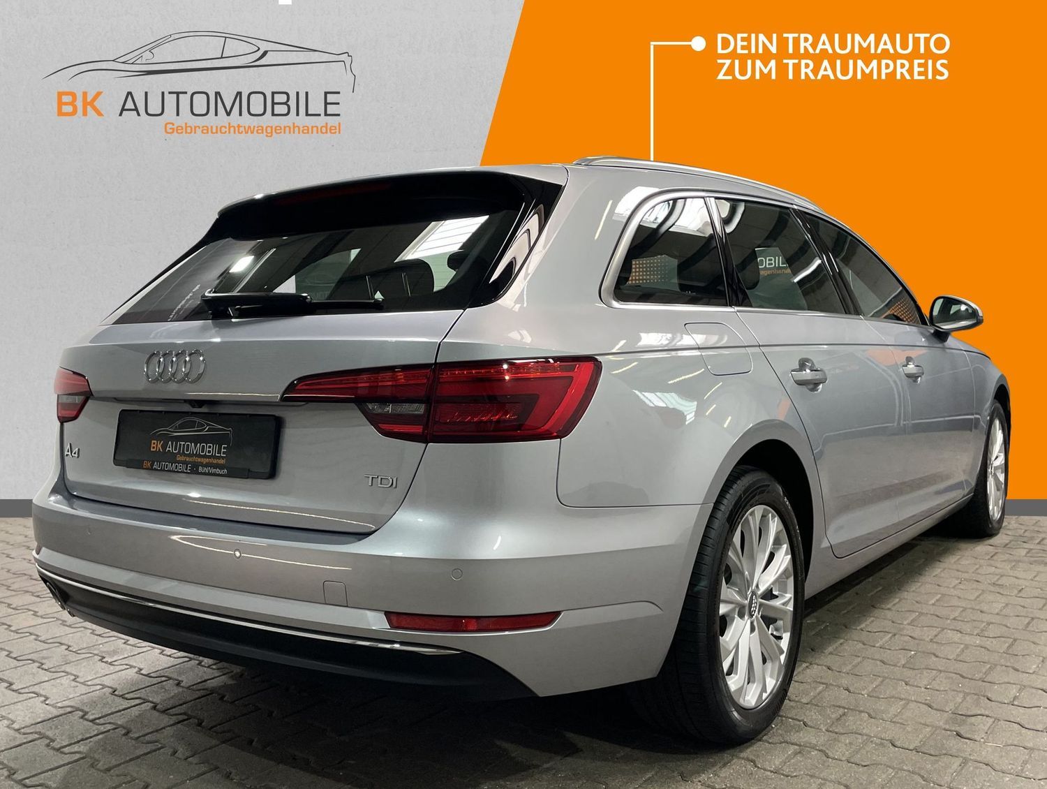 Fahrzeugabbildung Audi A4 Behinderteng. #Kamera#Matrix#ACC#Pano#Virtual