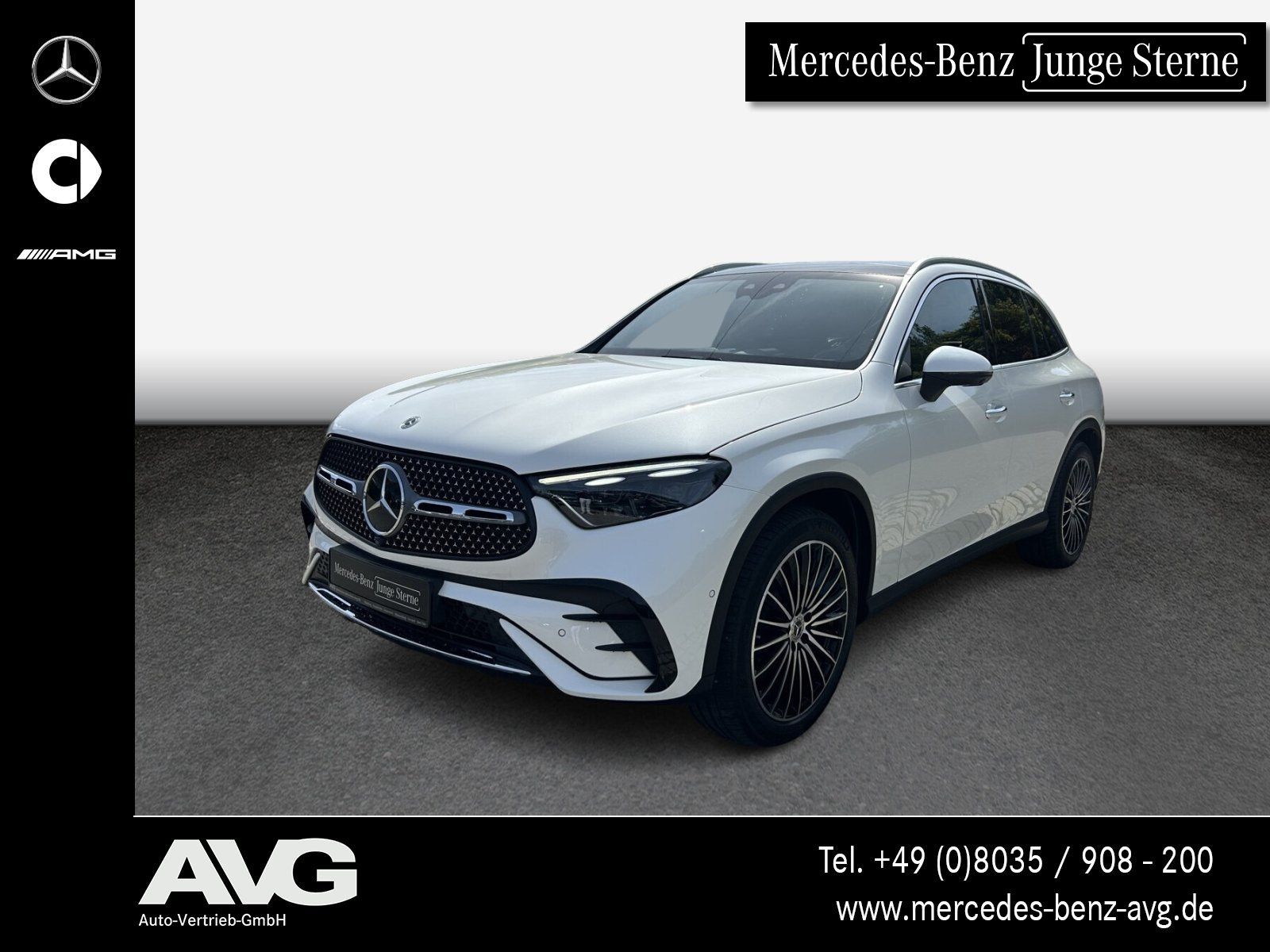 MERCEDES-BENZ GLC 220 d 4M AMG Pano HuD 360° HA-Lenk AHK FAP