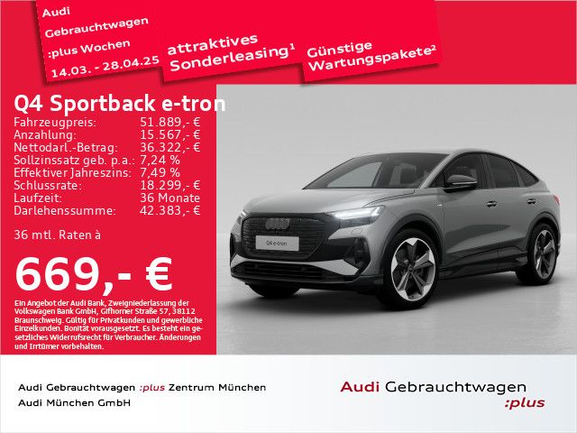 Audi Q4 Sportback e-tron 45 qu. S line AHK/Virtual+/N