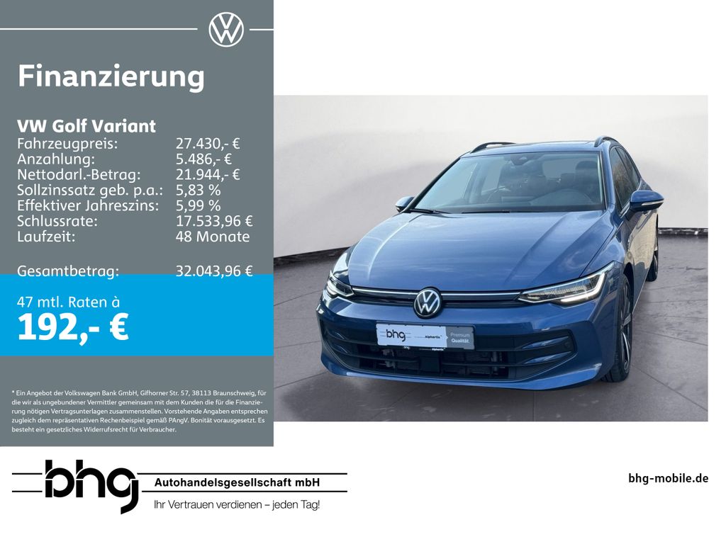 Golf Variant Life 1.5 TSI 6-Gang