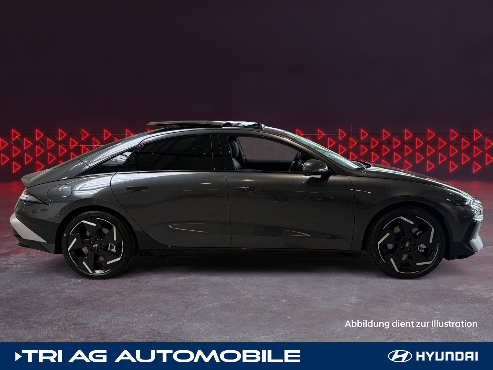 Hyundai IONIQ 6 EV FL 84 kWh (325 PS) 4WD UNIQ Glas-Schi imagem 2