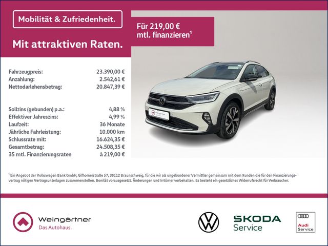 Taigo Style 1.0 TSI, RearView, IQ.Drive, Licht+S