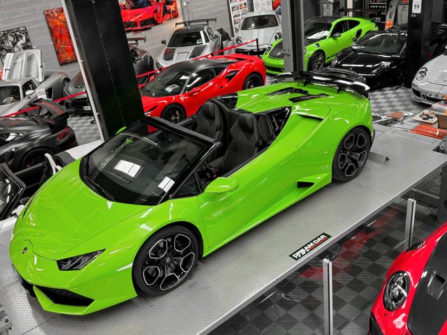 Lamborghini Huracan spyder LP610-4 verde mantis