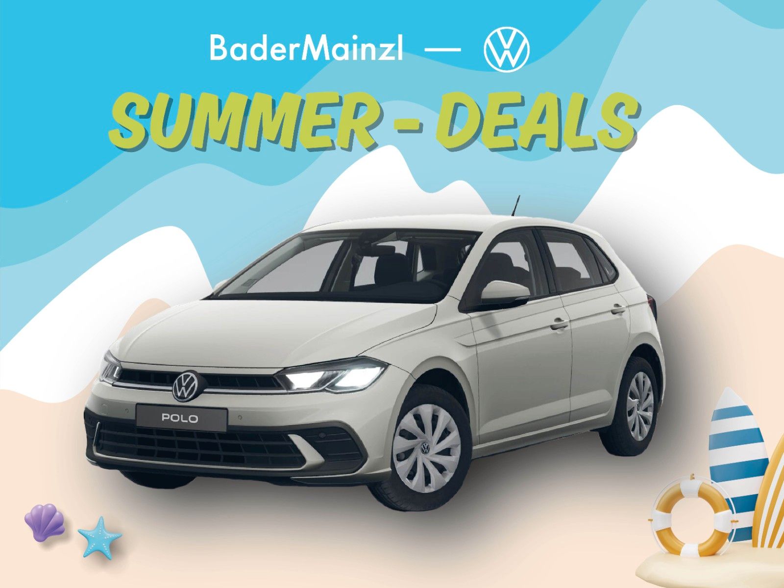 Volkswagen Polo "Summer-Deals" AKTION bei BaderMainzl !
