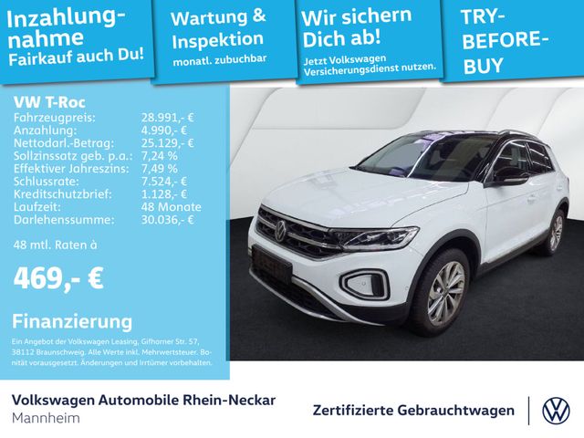 Volkswagen T-Roc 1.5 TSI Style DSG Navi AHK LED uvm