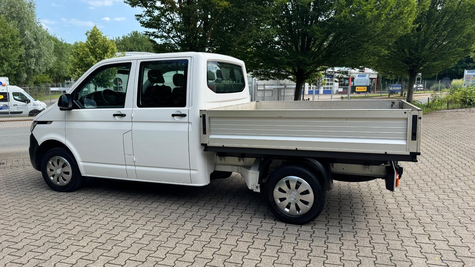 Volkswagen T6 Transporter T6.1 Pritsche DoKa Lang 6 Sitz *LEDER *AHK *1.Hd, миниатюра 8