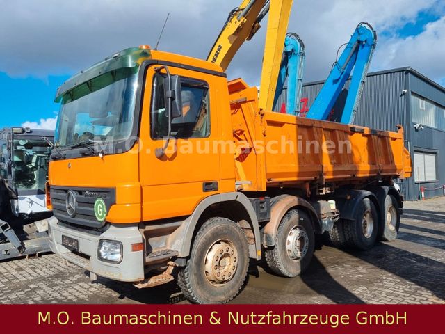 Mercedes-Benz Actros 3241/8x4/3- Seitenkipper/Bordmatik / AC/