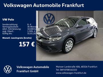 Volkswagen Leasingangebot: Volkswagen Polo Life 1,0 l TSI OPF 70 kW (95 PS) 5- Gang