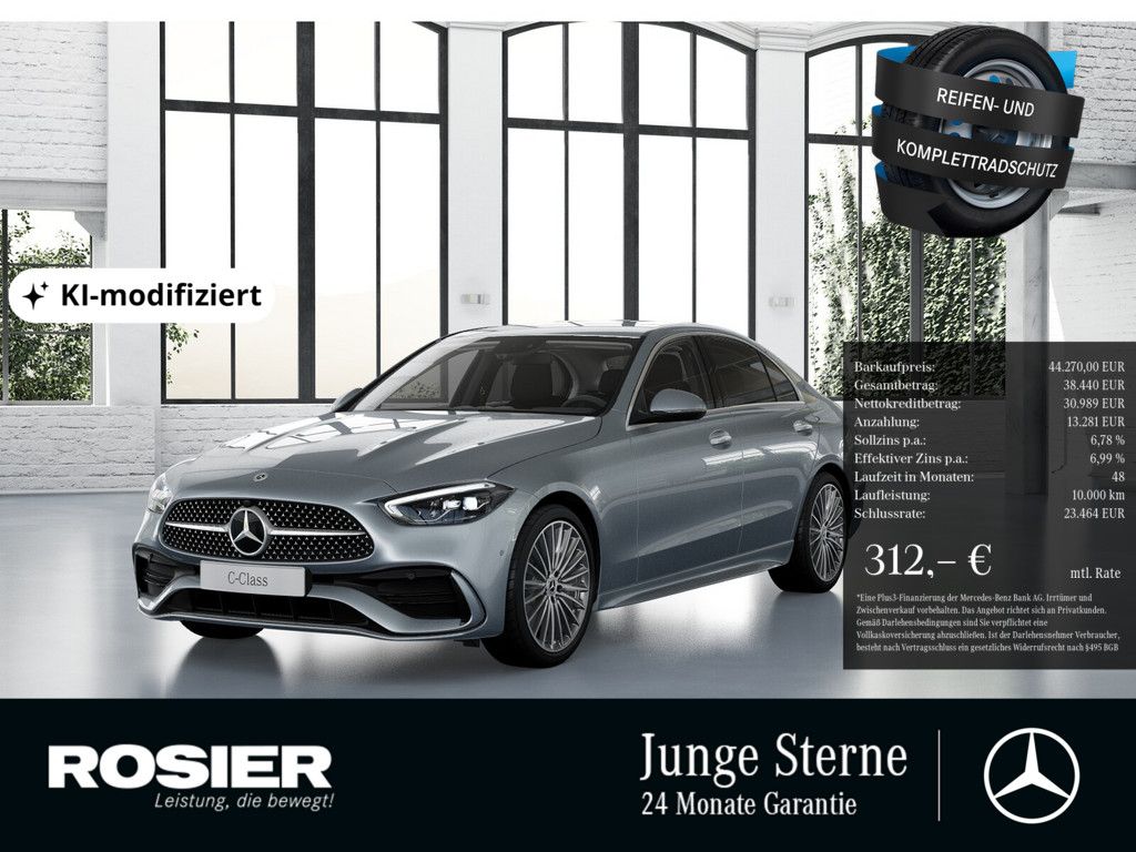 Mercedes-Benz C 220 d AMG Sport Advanced AHK ACC LED NAVI SHZ