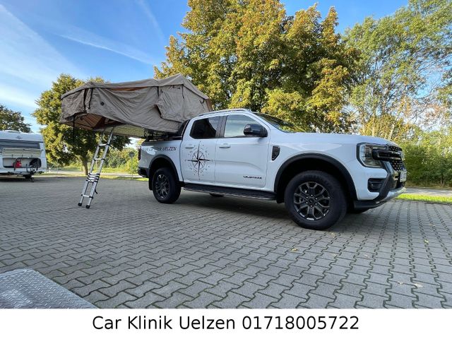 Ford Ranger Wildtrak, Dachzelt 4-Personen o.Fahrräder