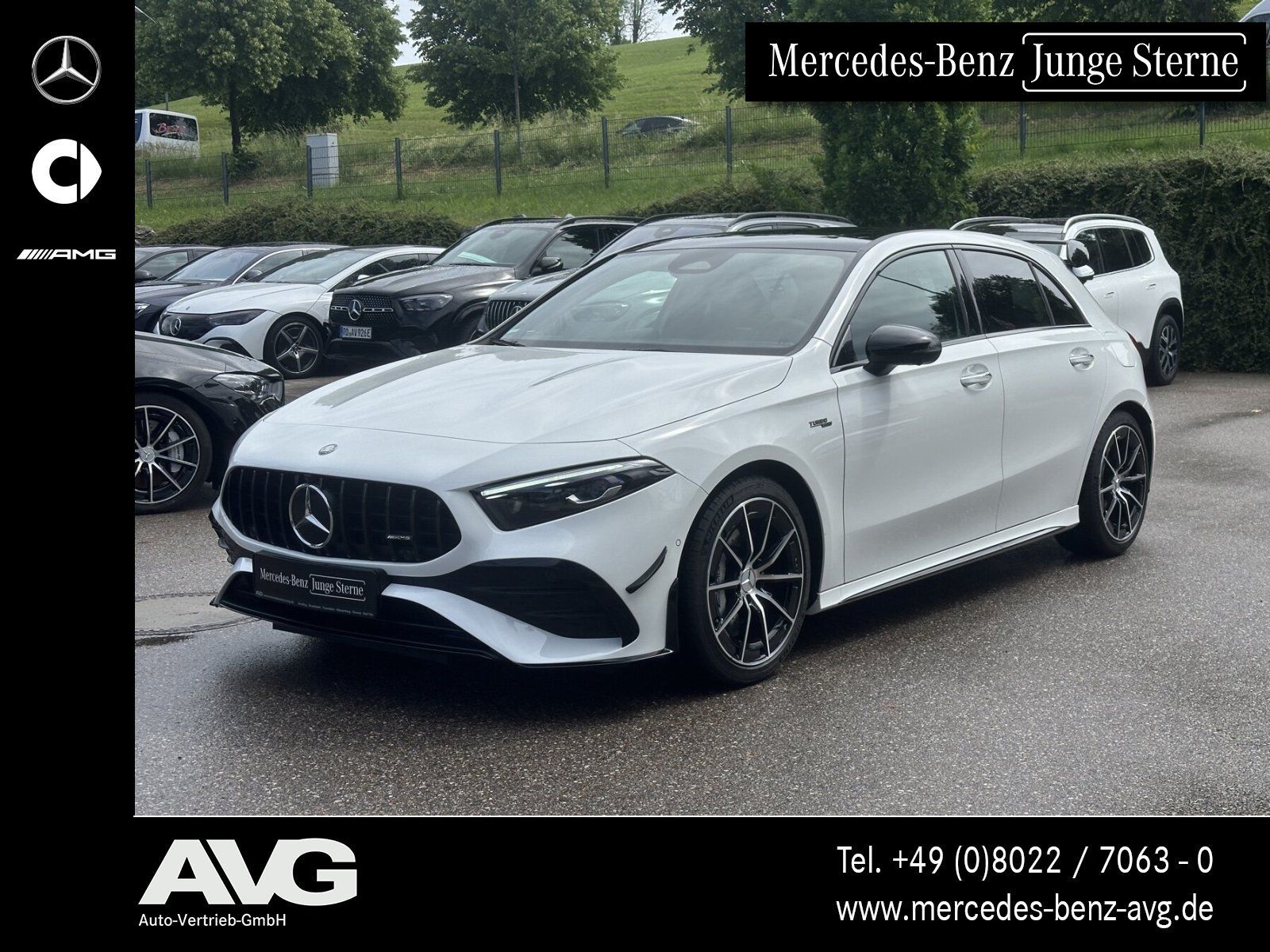 MERCEDES-BENZ AMG A 35 4M Aero DynP Pano Burmes. Night-II 360°