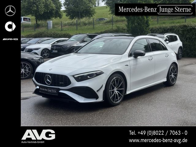 MERCEDES-BENZ AMG A 35 4M Aero DynP Pano Burmes. Night-II 360°