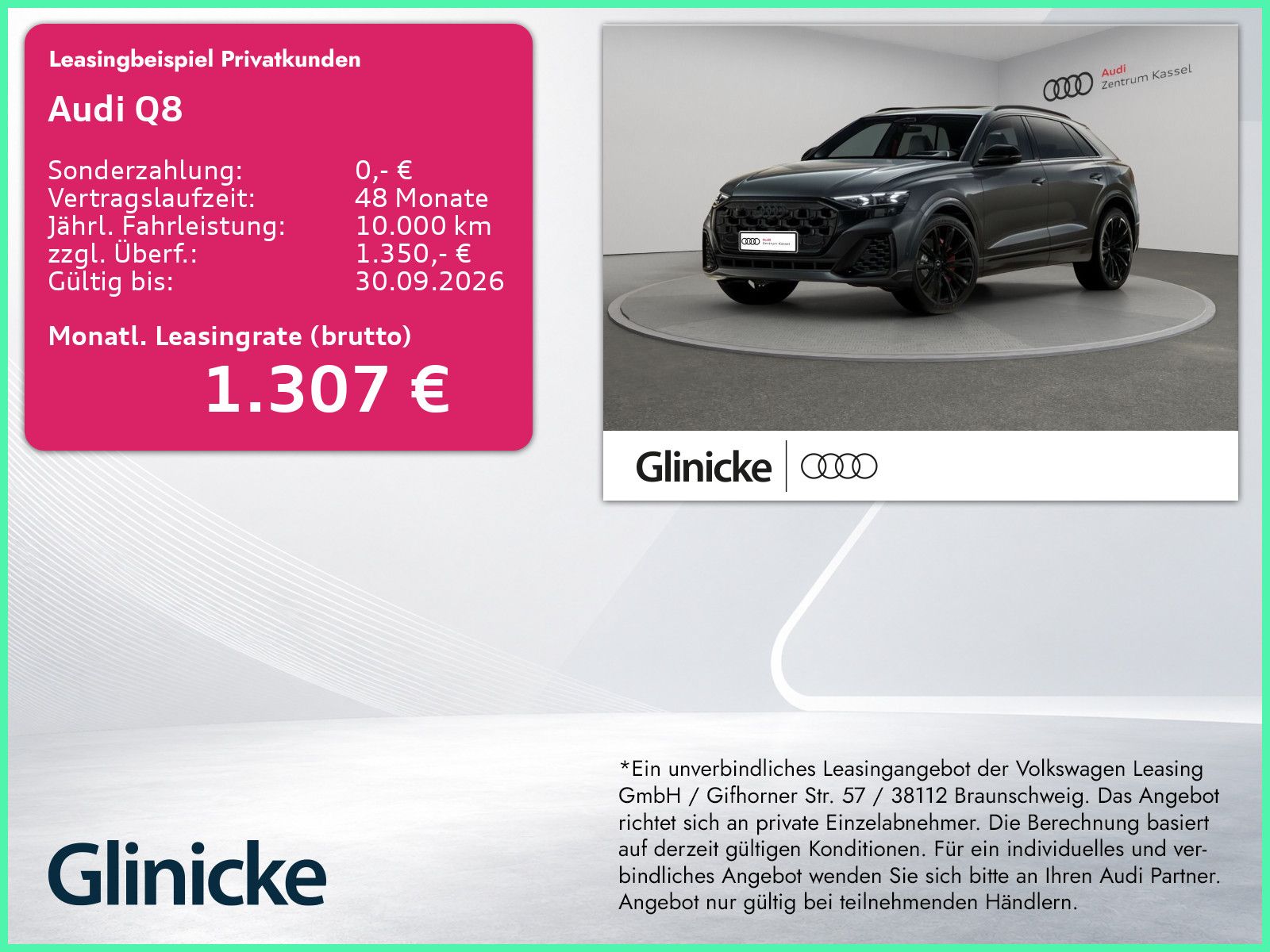 Audi Q8 S line e-hybrid qu HD Matrix B&O HuD Pano AHK