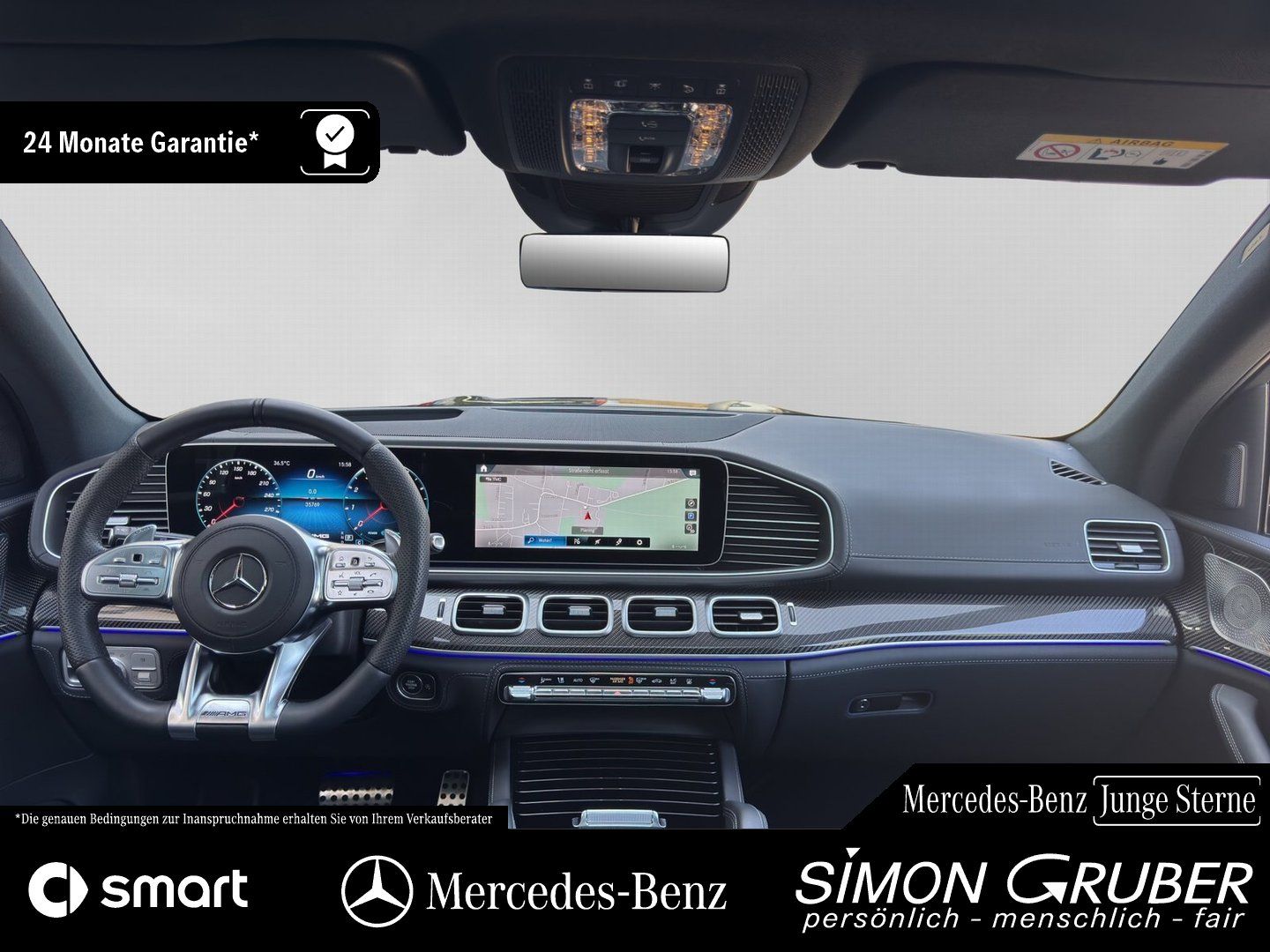 Fahrzeugabbildung Mercedes-Benz GLS 63 4M AMG Night Carbon Standhzg. 23 Zoll