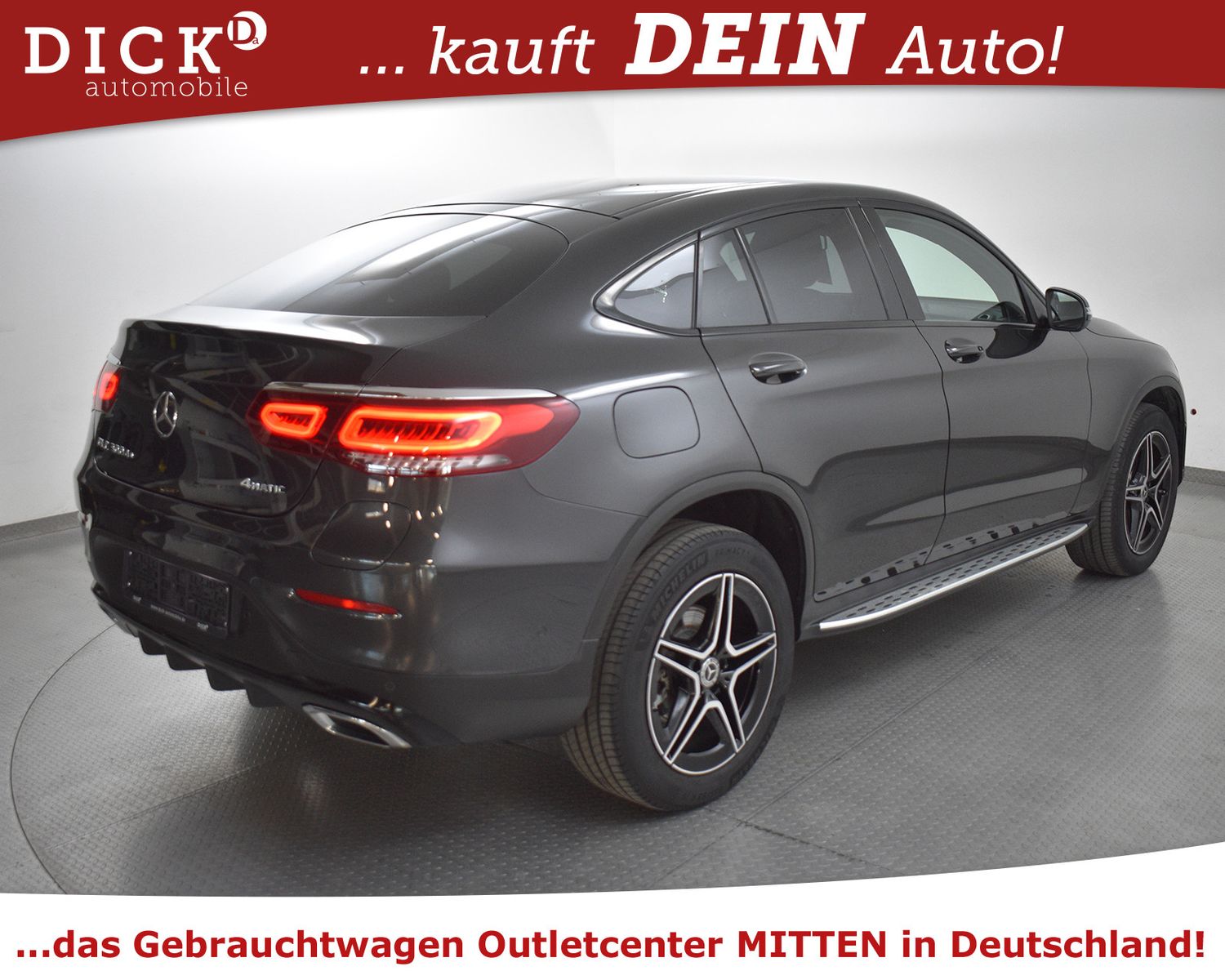 MERCEDES-BENZ GLC300de Coupe 2X AMG Line 4M NIGHT+STDHZ+KAM+19 - Image 7