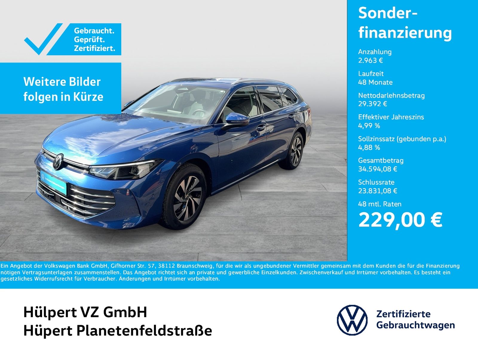 Volkswagen Passat Variant 2.0 BUSINESS CAM ACC EKLAPPE NAVI foto 1
