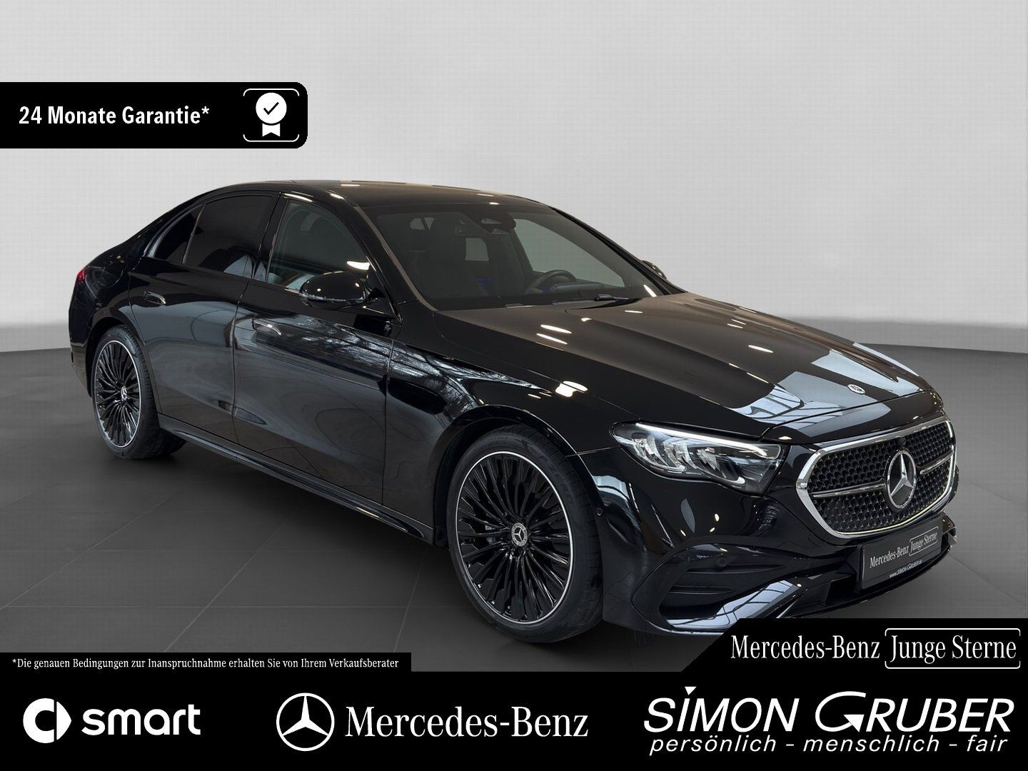 Fahrzeugabbildung Mercedes-Benz E 220 d AMG Night Pano Superscreen Burm 20 Zoll
