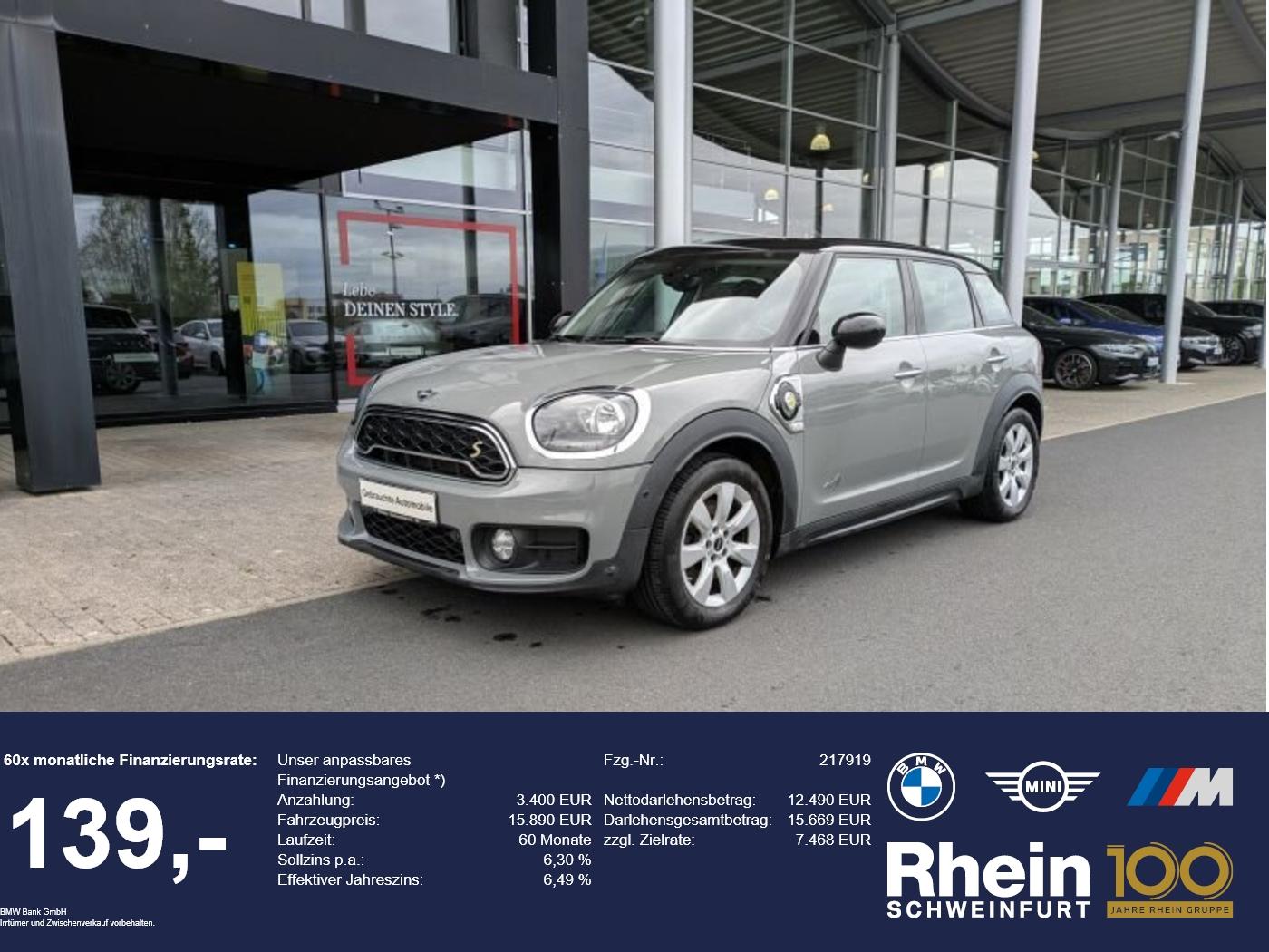 MINI Cooper SE PHEV Countryman Navi. Parkassist. SH.
