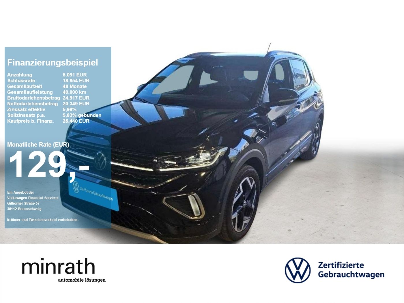Volkswagen T-Cross R-Line 1.5 TSI DSG MATRIX ACC NAV RFK SH foto 1
