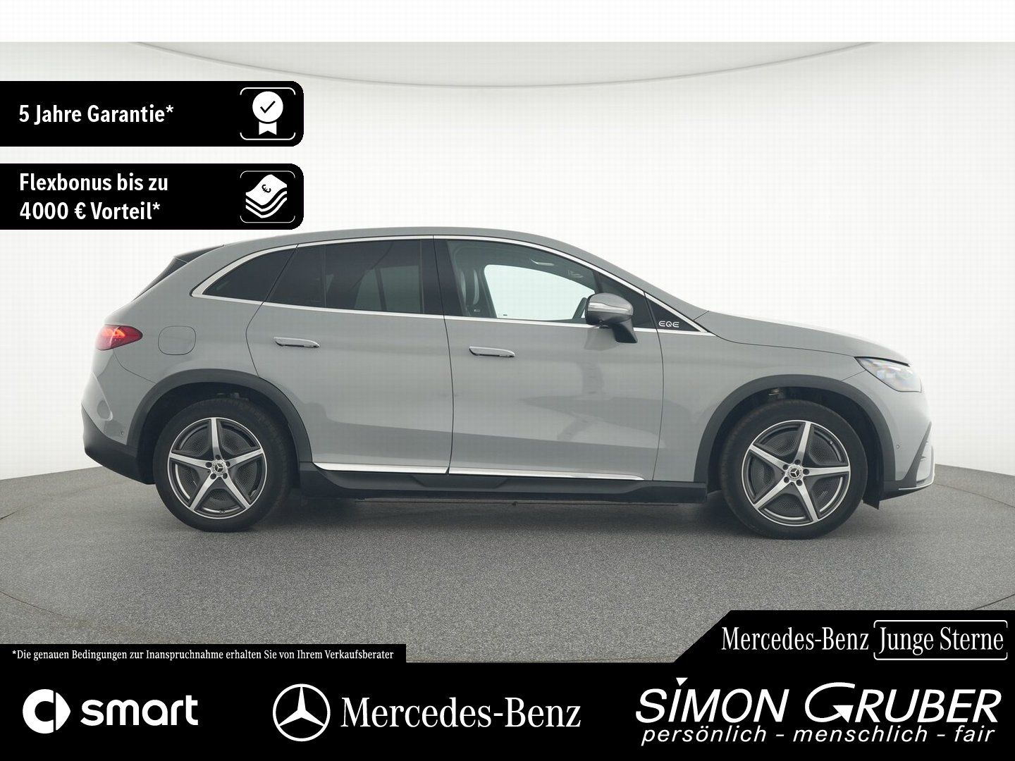 Fahrzeugabbildung Mercedes-Benz EQE 350 4M SUV AMG Pano Airmatic DigiLight 360