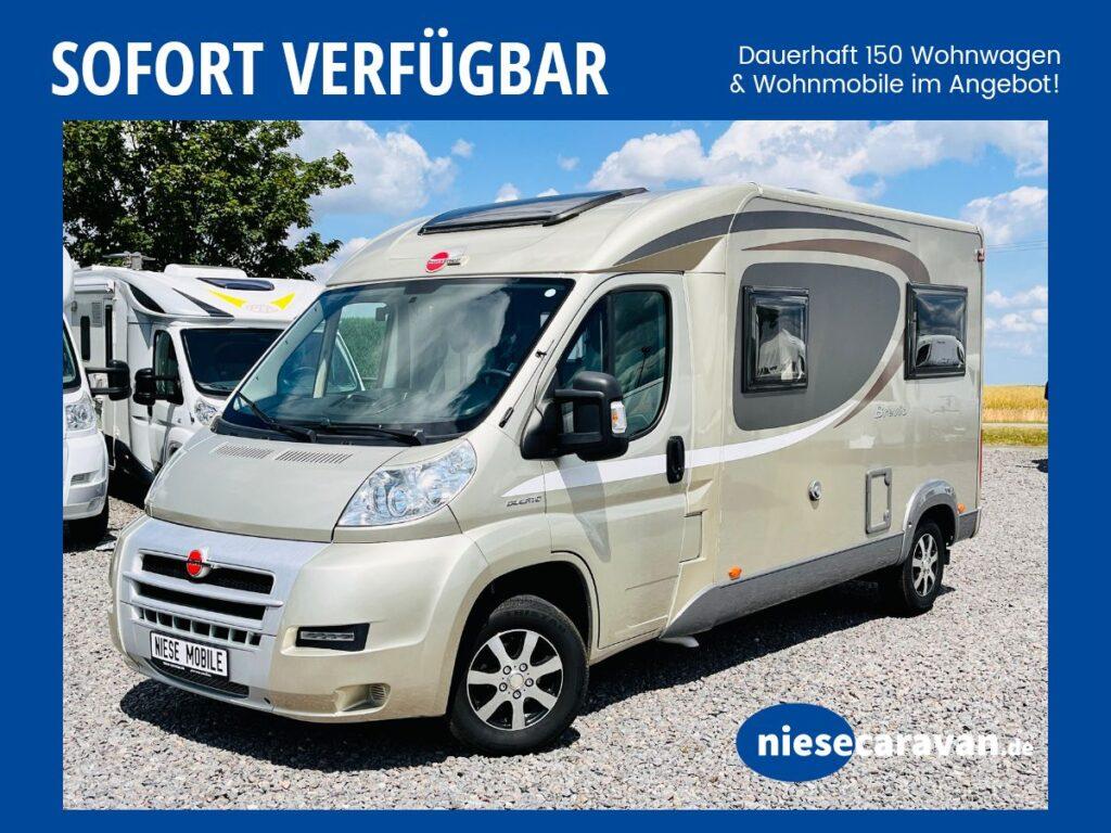 Bürstner BREVIO T 600 QUERBETT GROßE HECKKLAPPE ALUFELGEN