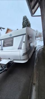 Hobby Deluxe 495 tüv neu/100km/h.klima/mover viel neu - Hobby Wohnwagen 2000