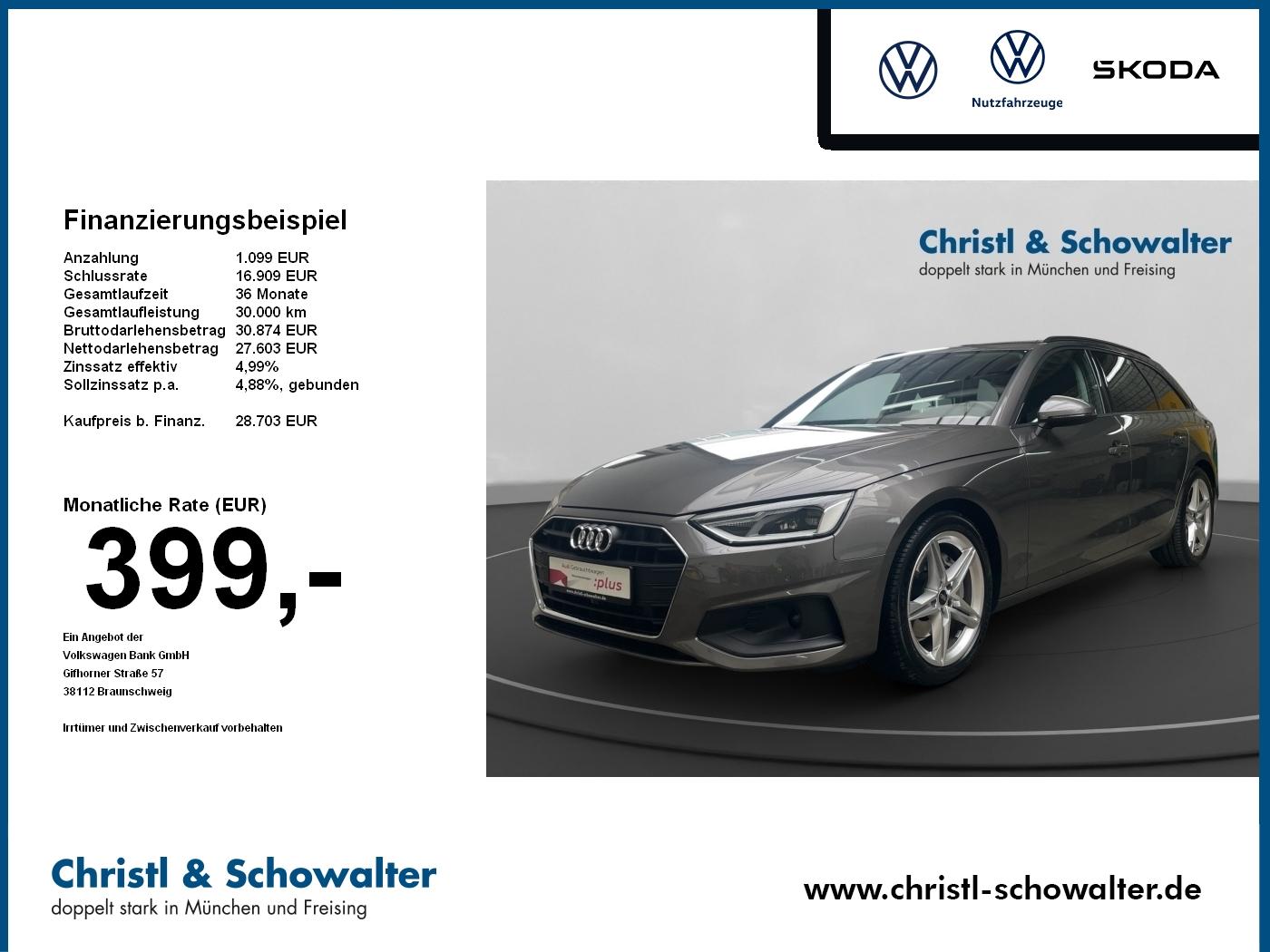 Audi A4 Avant 40 TDI S tronic Navi+SHZ+Standh.+Kam.
