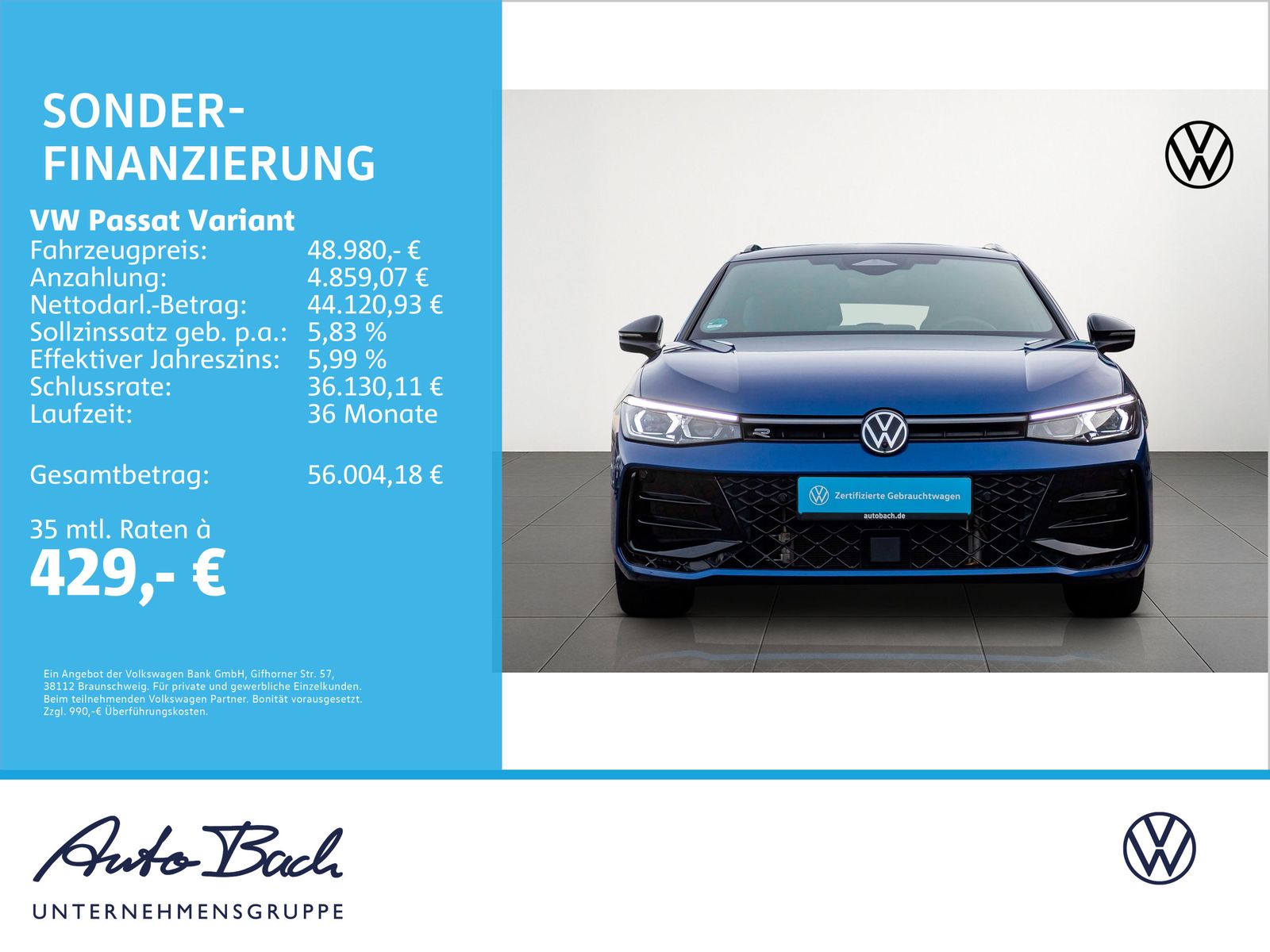Volkswagen Passat Variant 1.5 eHybrid R-Line DSG Navi LED H imagem 2