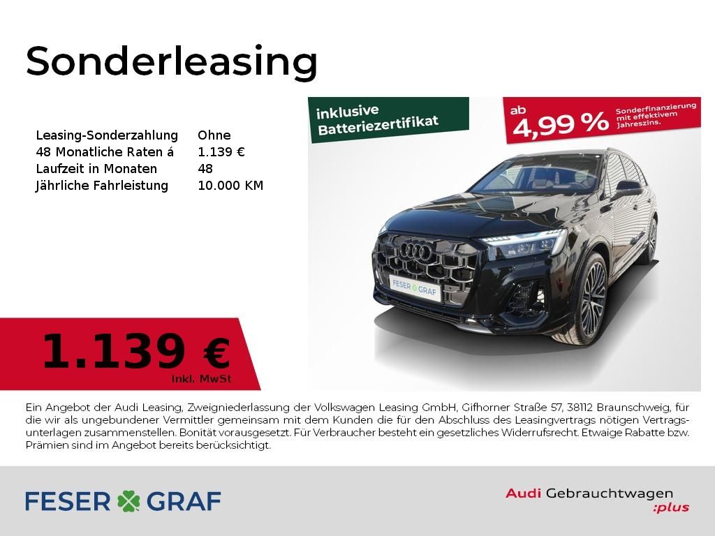 Audi Q7 SUV S line 60 TFSI e Pano Matrix
