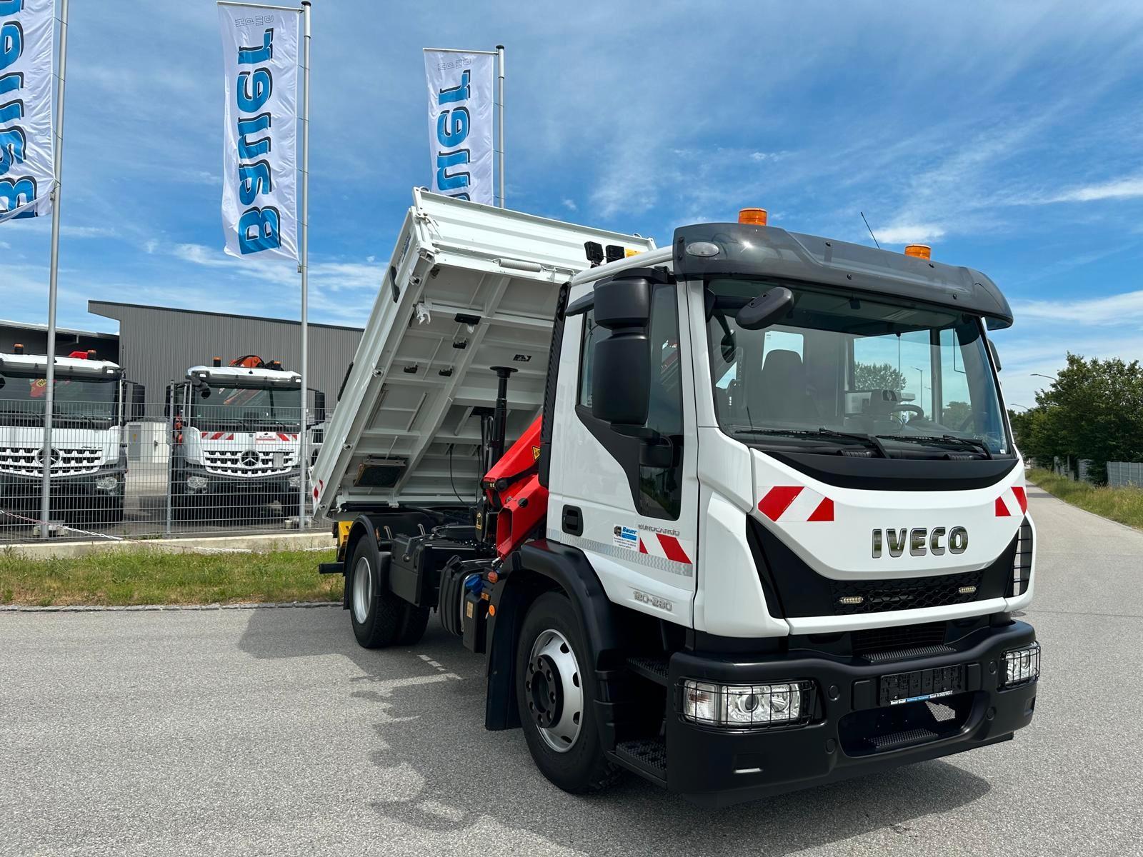 Iveco 120E280 Kipper/Kran/Palfinger/Funk/nur 32 tkm !
