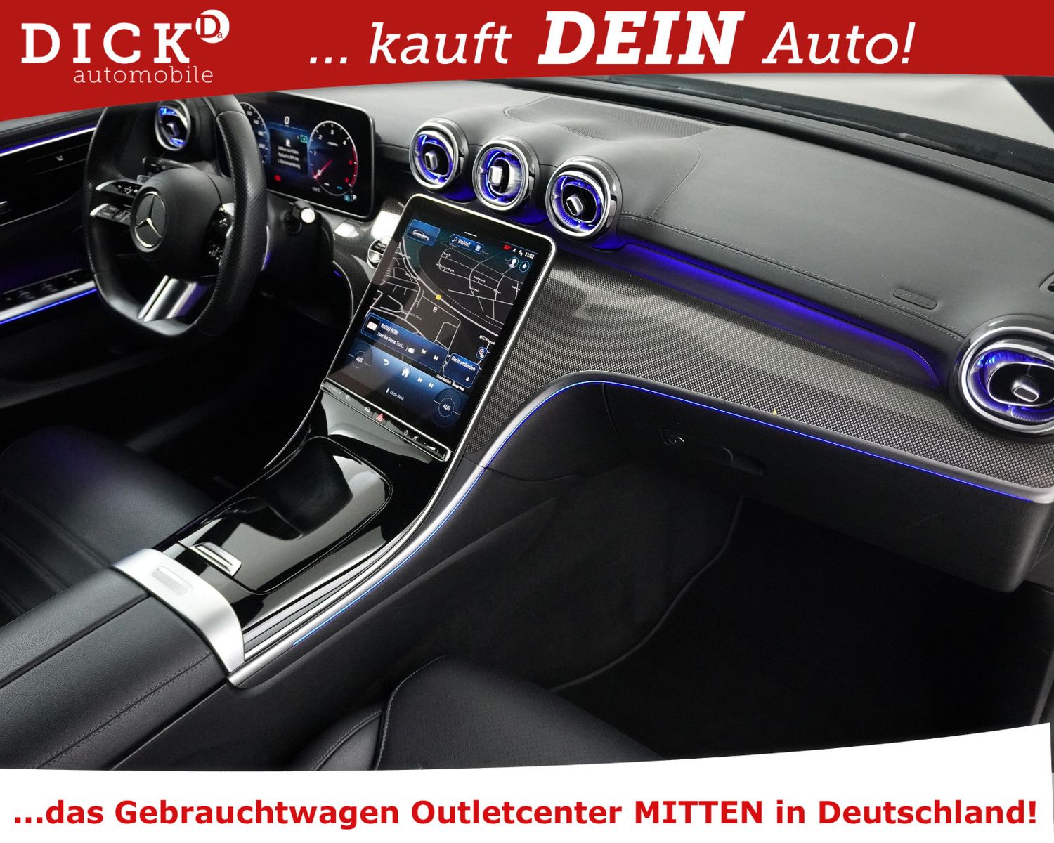 Fahrzeugabbildung Mercedes-Benz C 200d T 9G 2X AMG Line NIGHT+KAM+WIDES+LED+AHK+