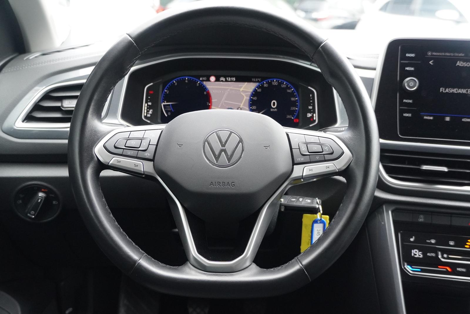 Volkswagen T-Roc 1.0 TSI Style IQ-Light Navi Teilleder ACC, миниатюра 11