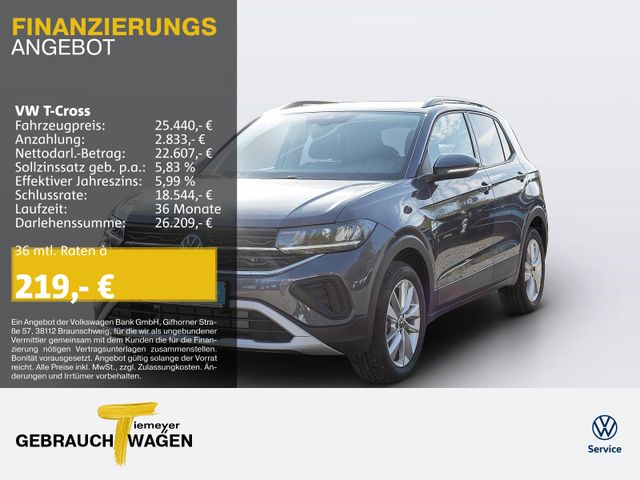 Volkswagen T-Cross 1.0 TSI DSG LIFE LM17 SITZHZ APP-CON KAM