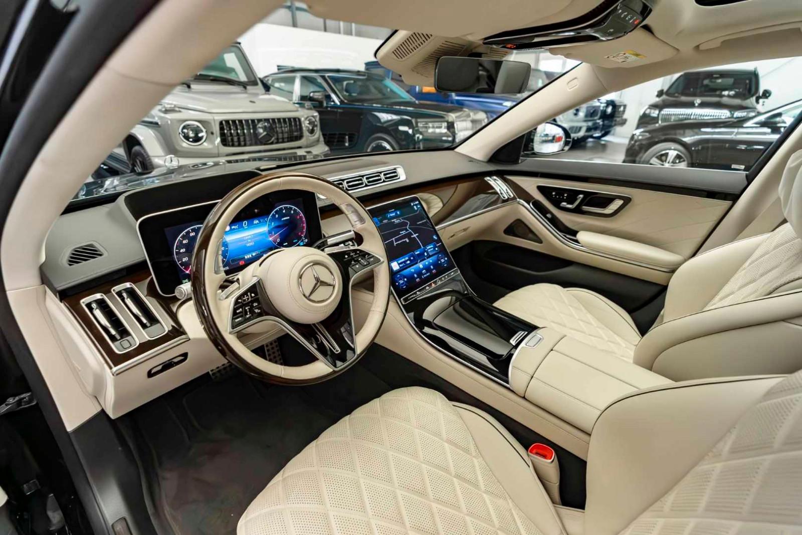 Mercedes-Benz S 450 4M Long / AMG Line / Drive / L.Beige