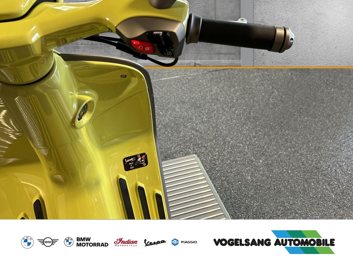 Fahrzeugabbildung Vespa 946 Sondermodell Bunny, Modell-Nr: 854, Tageszul