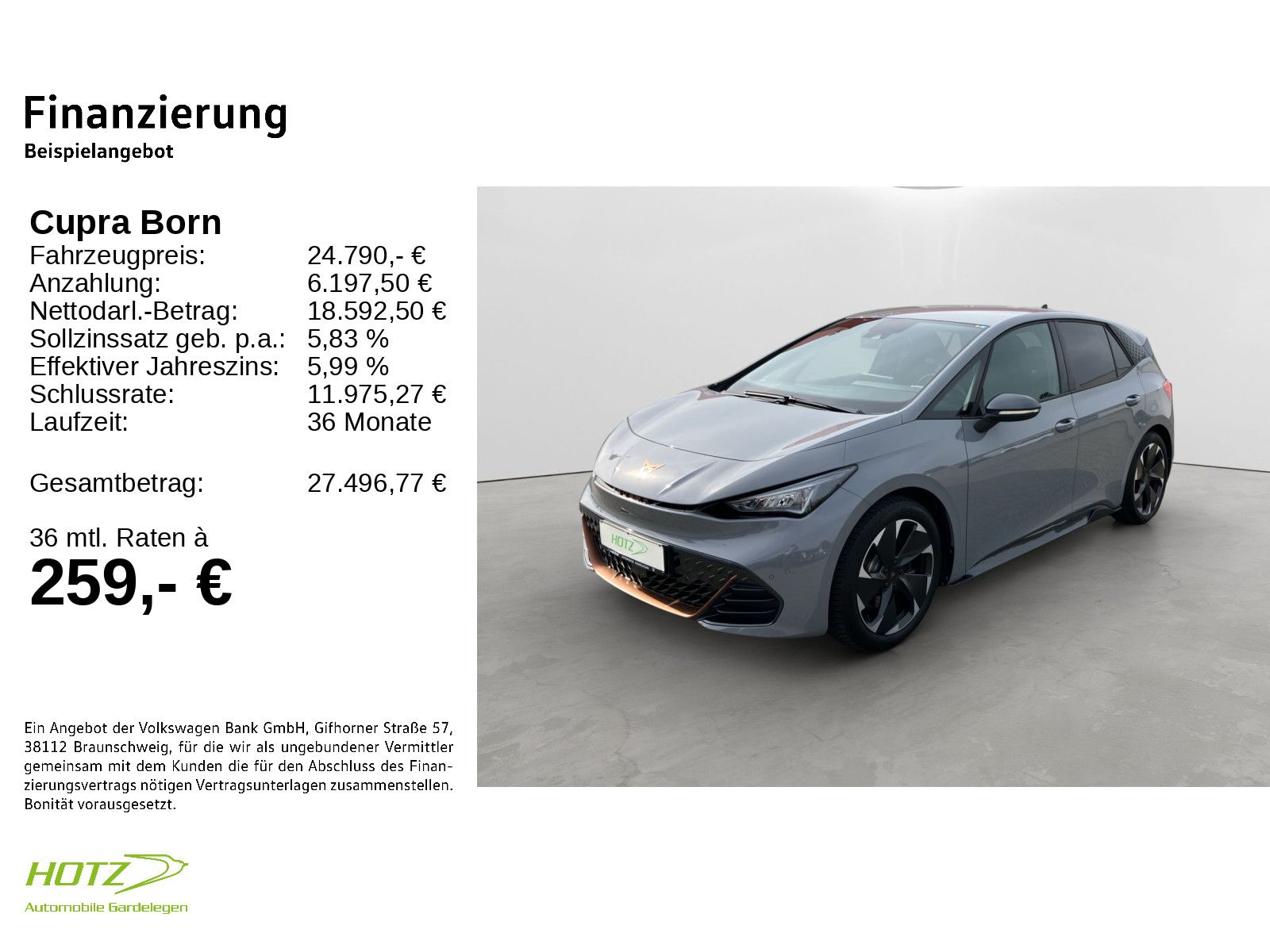 Cupra Born PDC/LED imagem 2