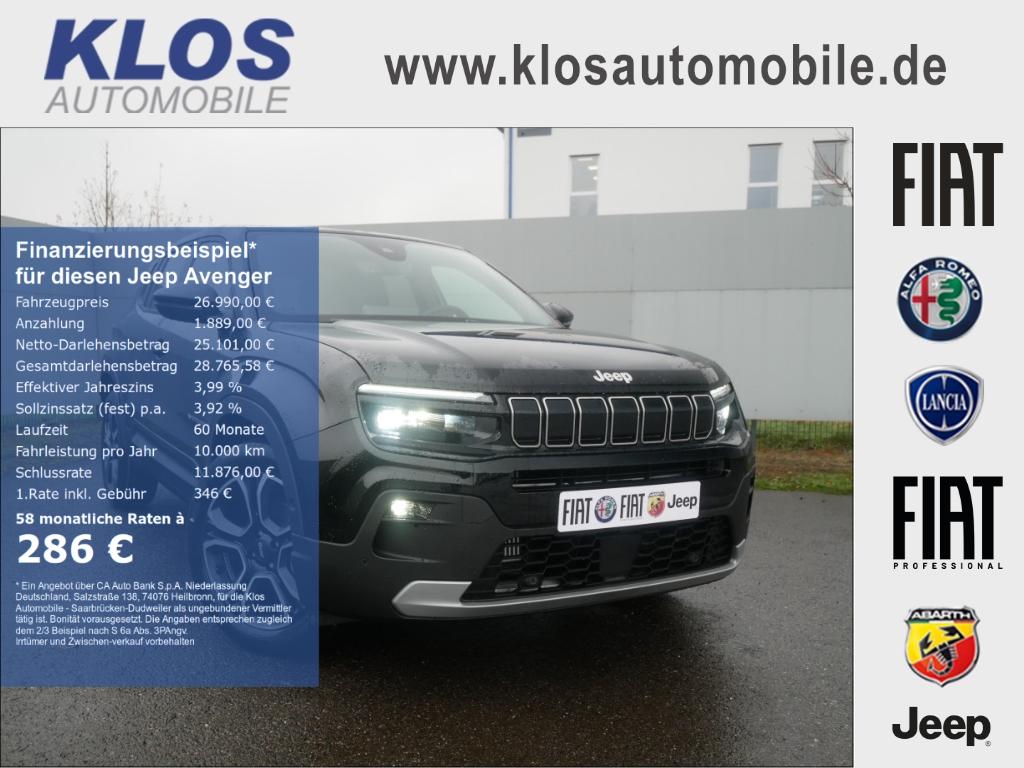Jeep Avenger SUMMIT 1.2 T3 100 PS SCHIEBEDACH NAVI IN