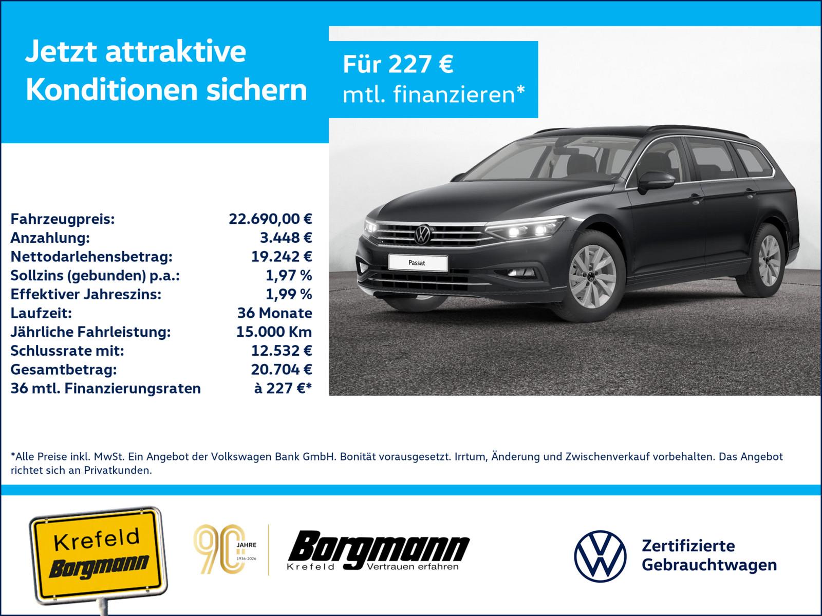 Volkswagen Passat Variant 2.0 TDI Business 360° MATRIX-LED