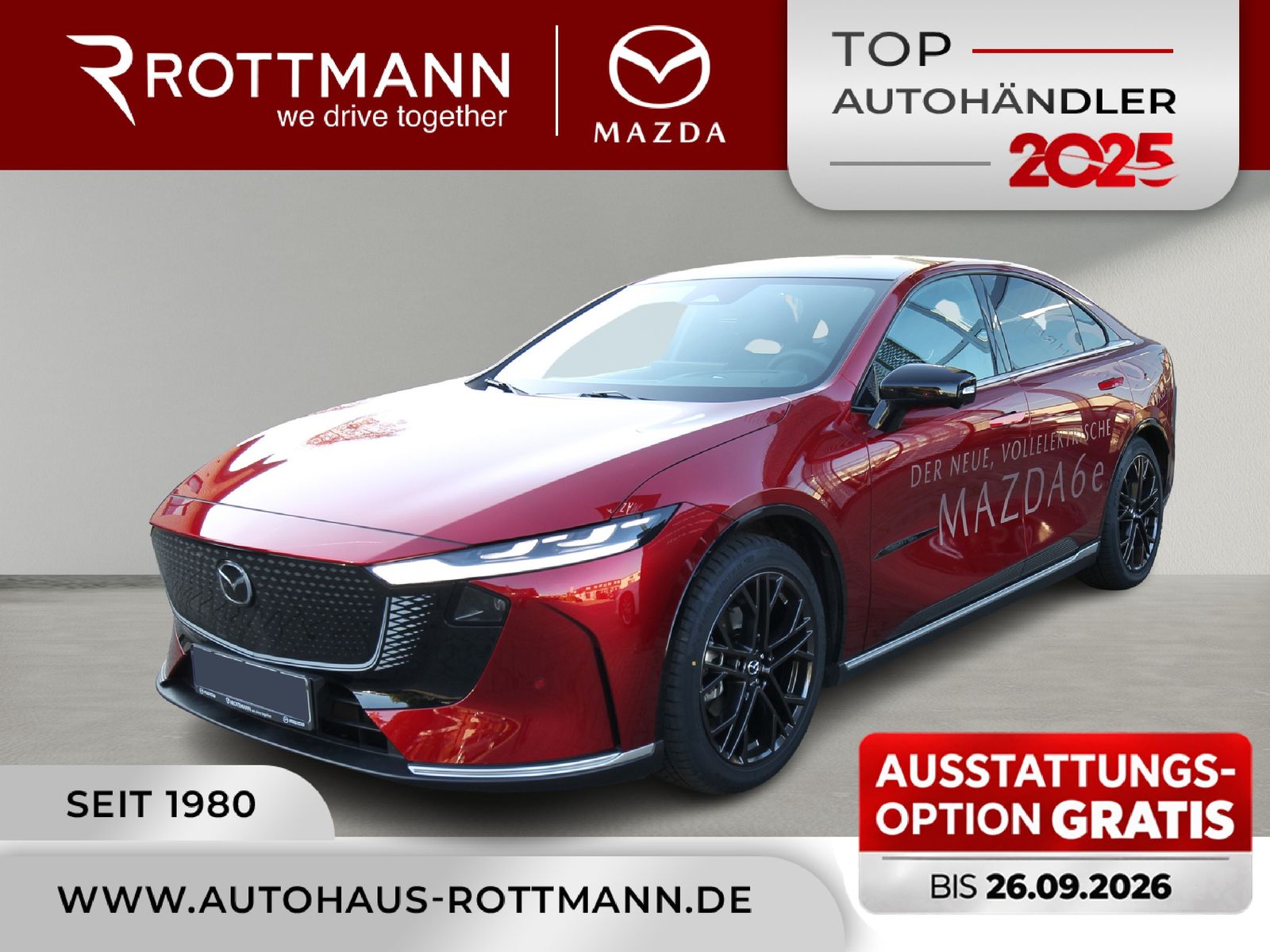 Mazda 6e EV 258ps Aut. TAKUMI Sony/Panoram/360°/LederS
