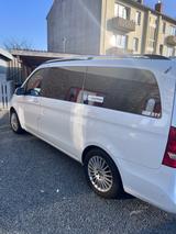 Mercedes-Benz V 220 d Aut. EDITION lang AHK,Klima,Navi,SPUR - weiße Mercedes-Benz V 220