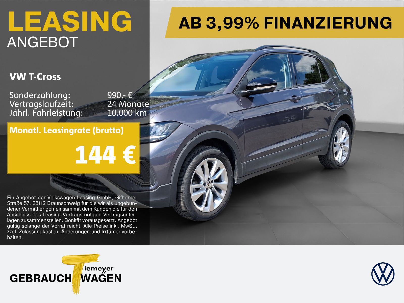 Volkswagen T-Cross 1.0 TSI GOAL NAVI LED SITZHZG PDC
