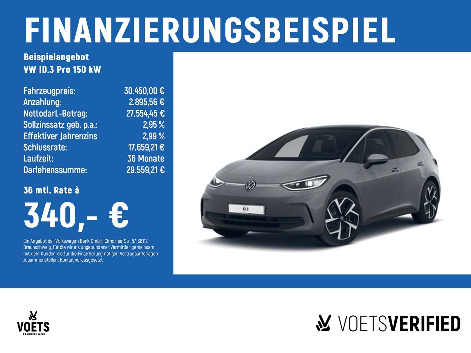 VW ID.3 Pro 150 kW MATRIX-LED+SHZ+RearView+PDC+ACC