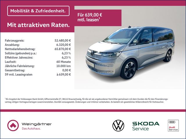T7 Multivan 2.0 TDI Style lang LÜ, AHK, Navi, St
