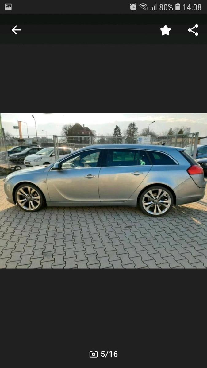 Opel Insignia 2010 — вигляд ззаду